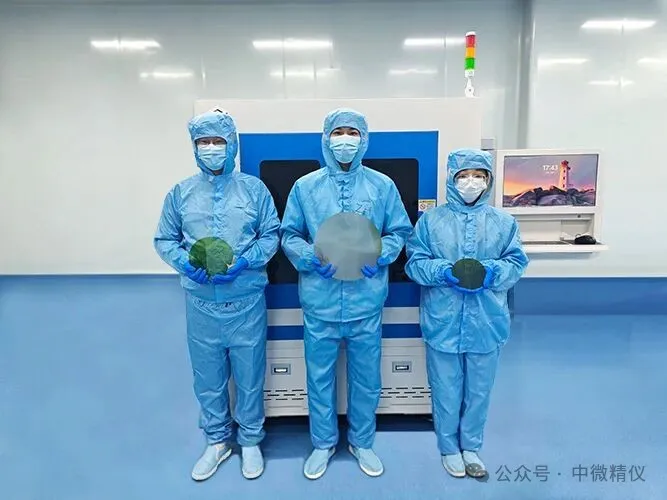 碳化硅激光剥离技术实现重大突破：8英寸SiC量产总损耗迈入40μm超低损耗时代 — 中微精仪碳化硅激光剥离新闻配图